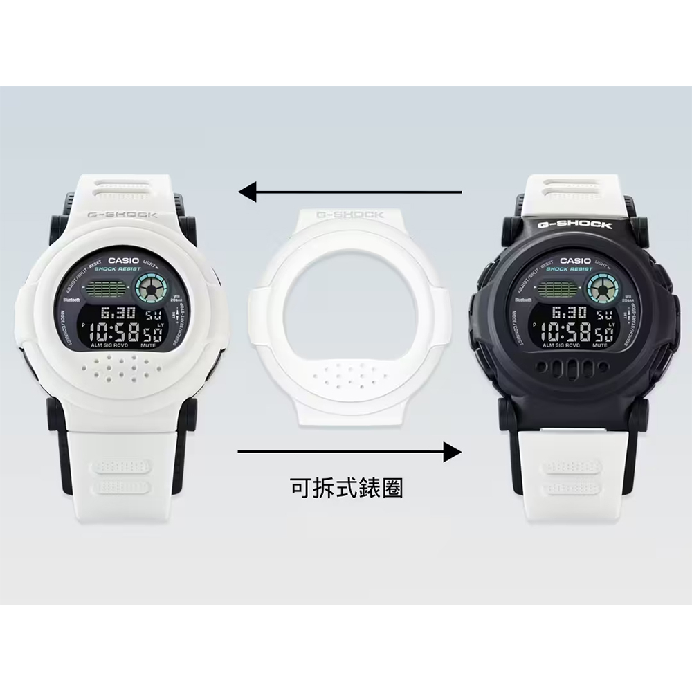 CASIO 卡西歐 G-SHOCK Jason十三號星期五 可拆式雙錶圈藍牙手錶 G-B001SF-7, , large