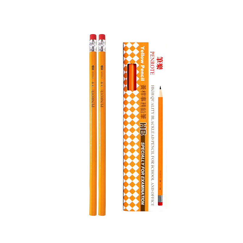 Yellow Wooden Office Pencil, , large