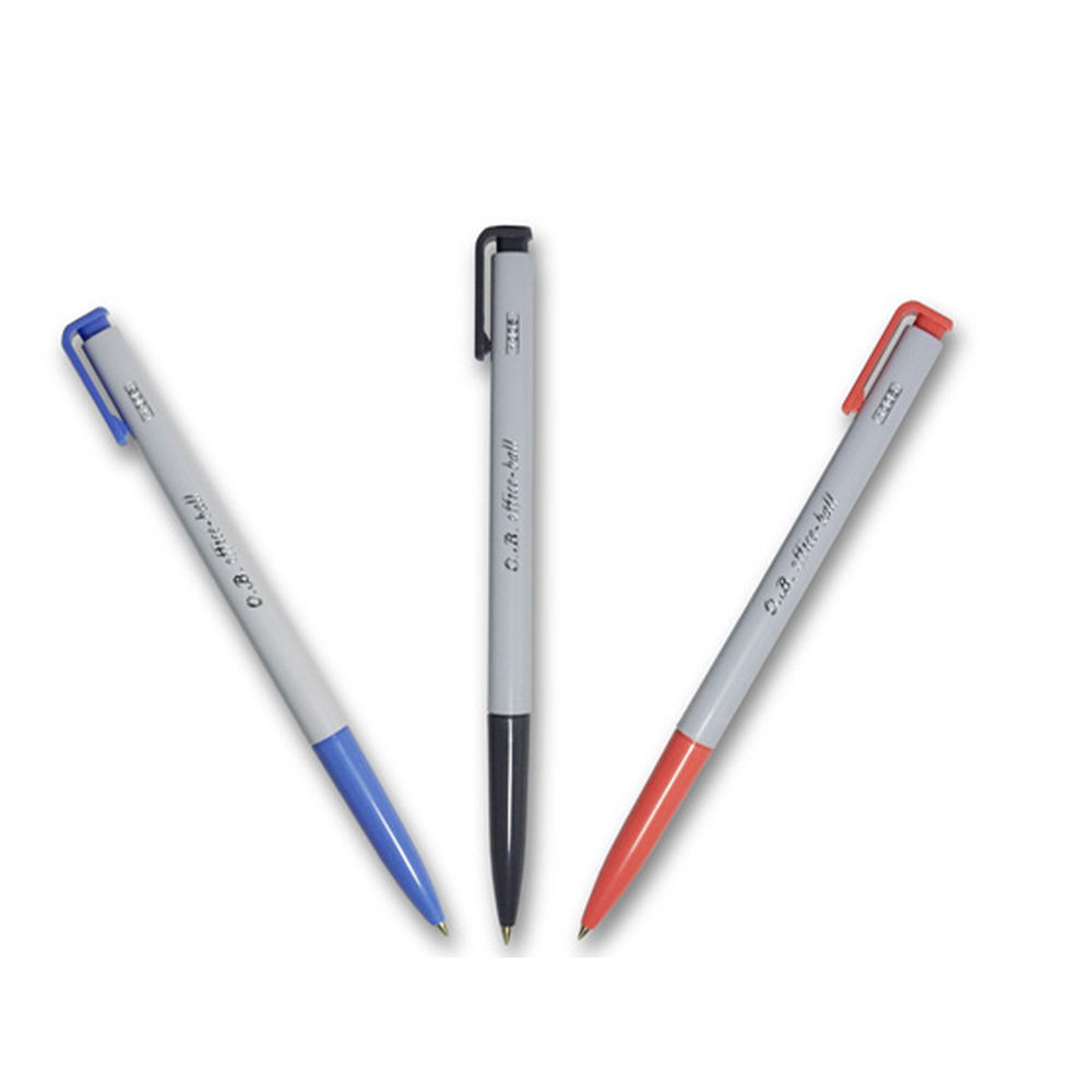 【龍品文創】王華OB OB-1005 0.5 自動原子筆 藍-10支入, , large