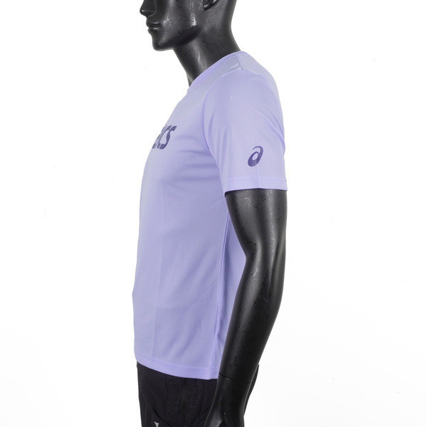 Asics 男女 短袖 T恤 運動 透氣 吸濕 快乾 抗UV 台灣製 延續 淺紫 [2033B666-500], , large