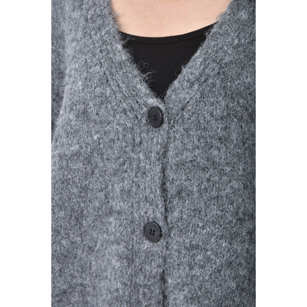 (4XL（含）以上) i my me排扣灰色外套二手衣, , large