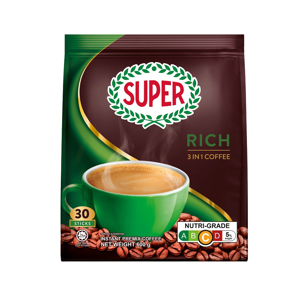 SUPER超級三合一特濃即溶咖啡18g X30, , large