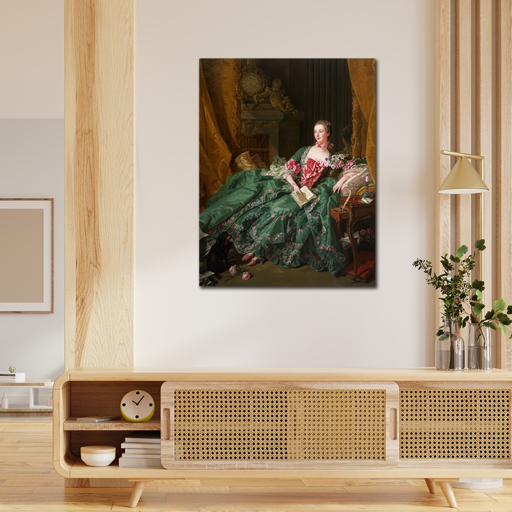 【御畫房】貴夫人 國家一級畫師手繪油畫60×80cm(VF-162), , large