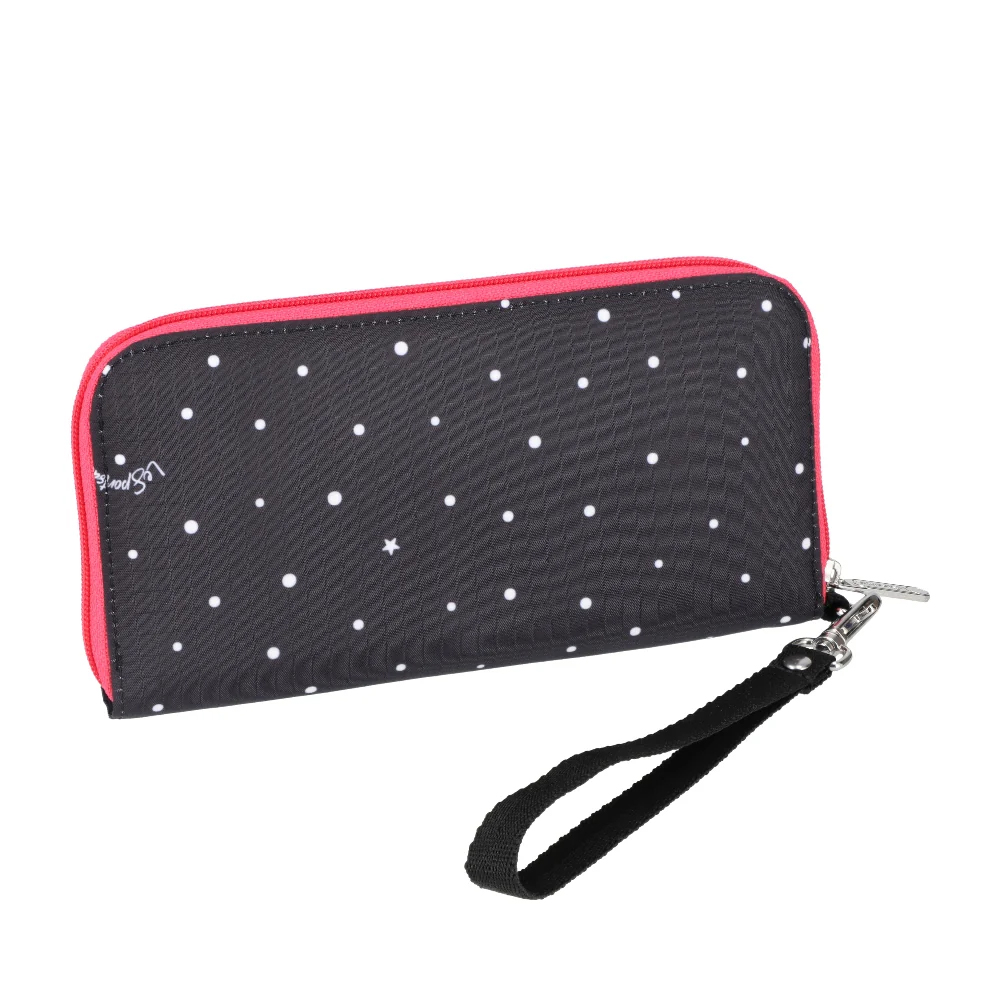 Lesportsac Tech Wallet Wristlet 腕帶錢包 手拿包 鈔票夾 卡夾 送禮 禮物 推薦 女包(俏皮圓點), , large