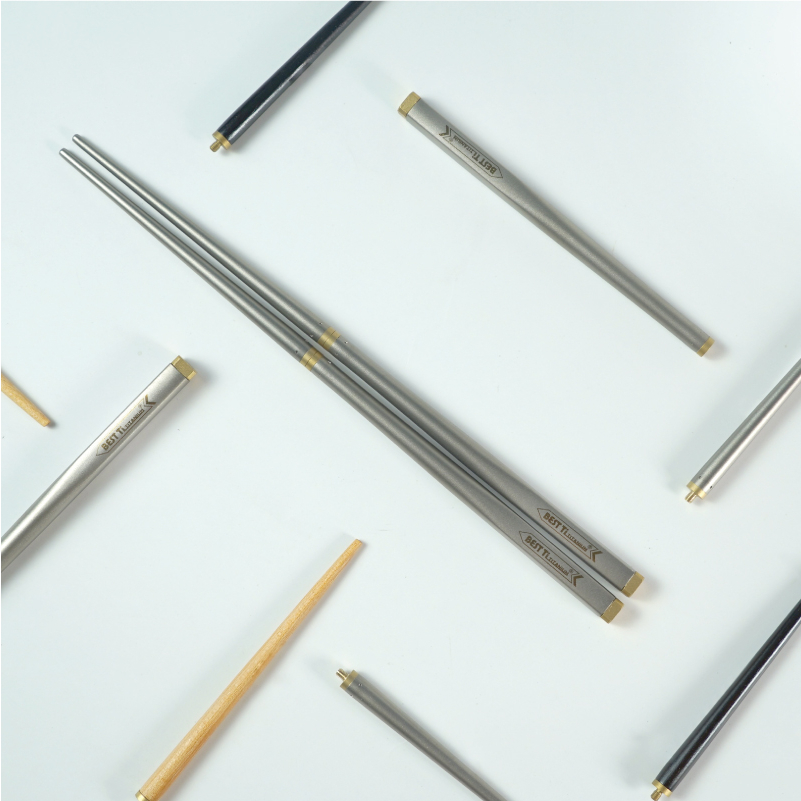 【純鈦魔術方筷】23cm鈦筷 組合筷 長筷 環保餐具 買就送高級木製筷尖, , large