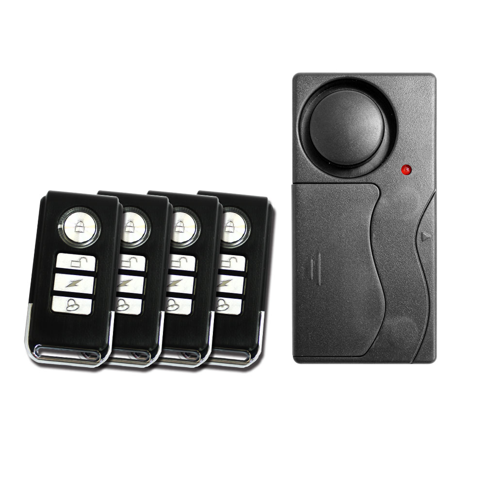 ekit 35A vibration sensor door and window anti-theft alarm 1 host to 1 remote control[E-KIT Technology lnc.], , large