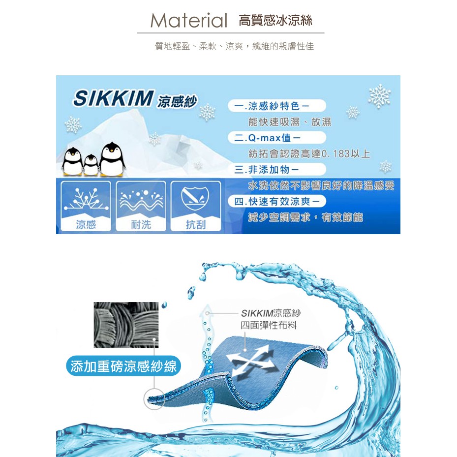 【格藍傢飾】涼感沙發套-夏羽 裙襬 抽繩專利 加大版 高品質 親膚透氣 冰絲沙發罩 沙發布套 彈力, , large