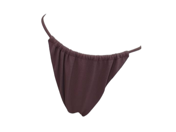 QXHEE.T. 台灣製．性感細帶高腰小細丁褲QX-M08b 象牙白-L, , large