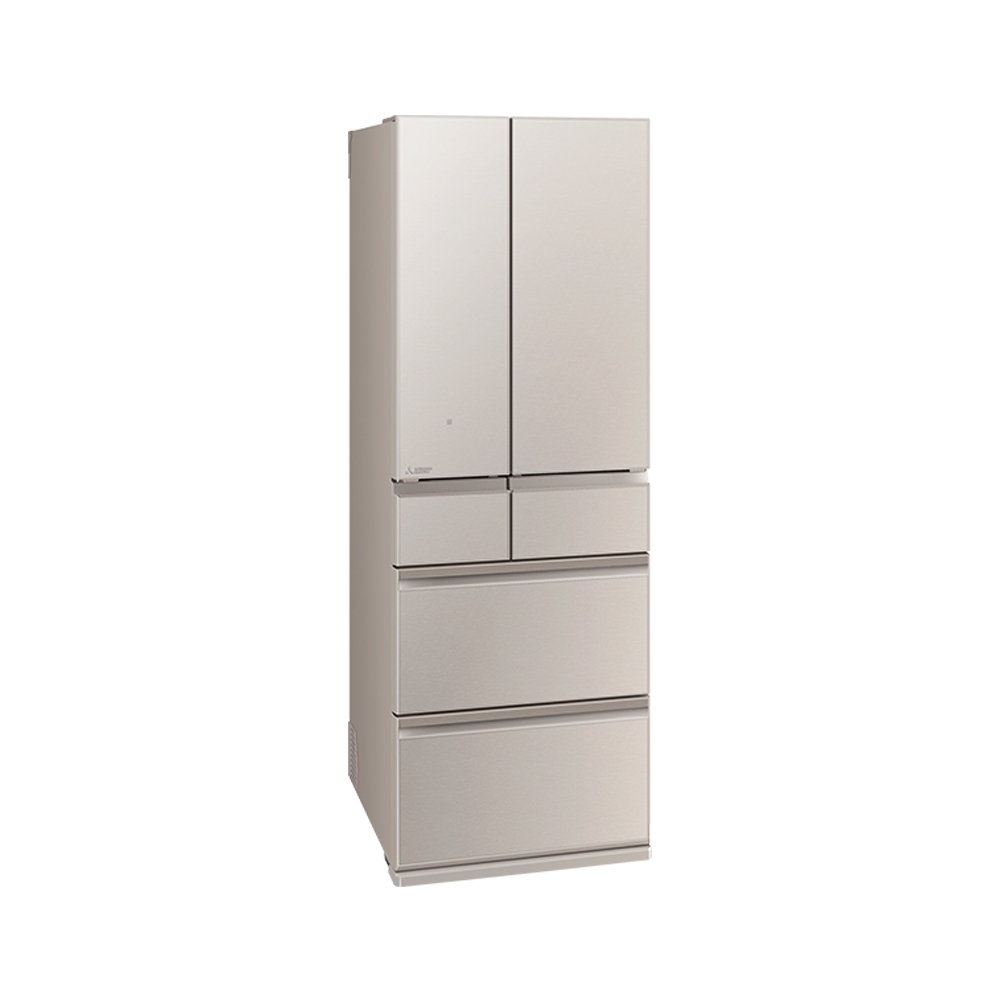 MITSUBISHI 543L 6-Door Glass Inverter Refrigerator MR-WZ54K (White/Beige), , large