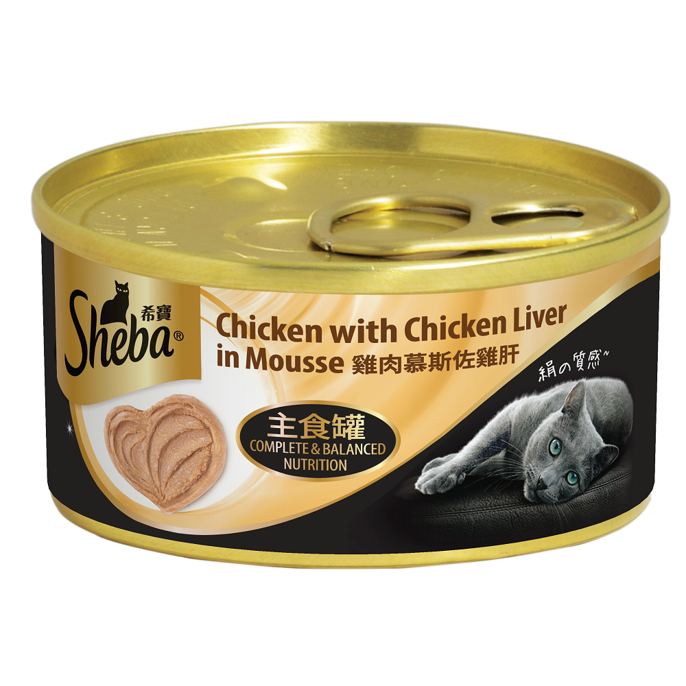 Sheba主食罐 雞肉慕斯佐雞肝, , large