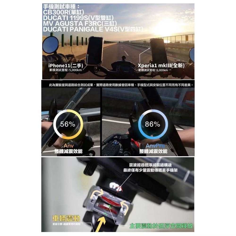 【Leo手機周邊專賣店】Takeway黑隼 HAWK2-PH08 AnvR 夾式Pro 逆磁浮手機架, , large