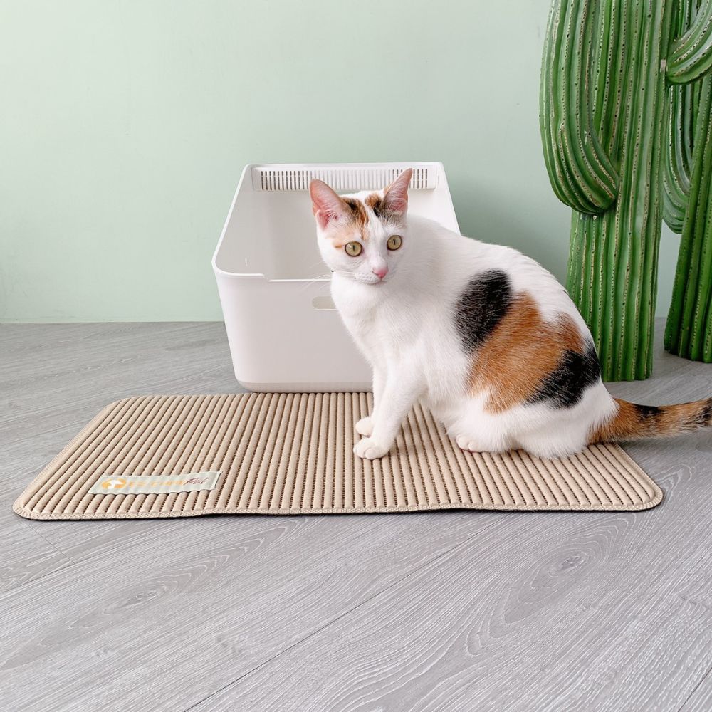 cat litter mat, , large