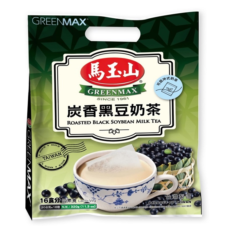 Roasted Black Soybean Milk Tea, , large