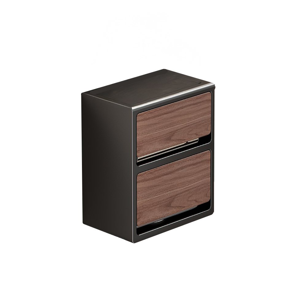 【上手家居】雙層面紙盒壁掛(衛生紙盒/浴室面紙盒/衛生紙架), , large