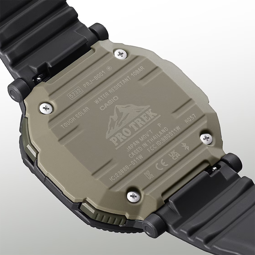 CASIO 卡西歐 PROTREK 戶外登山錶 太陽能藍芽手錶 旋轉錶圈切換造型 PRJ-B001-1, , large
