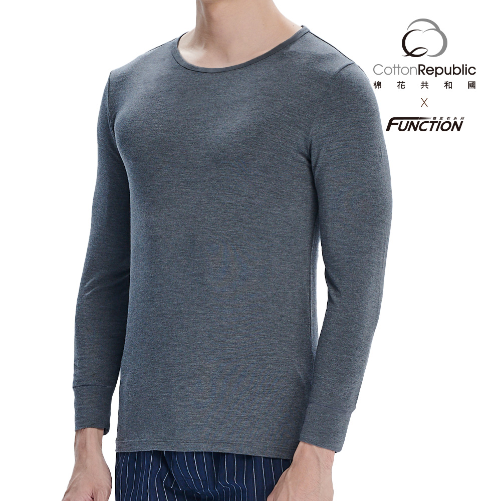 CRFunction倍暖發熱男圓領, , large