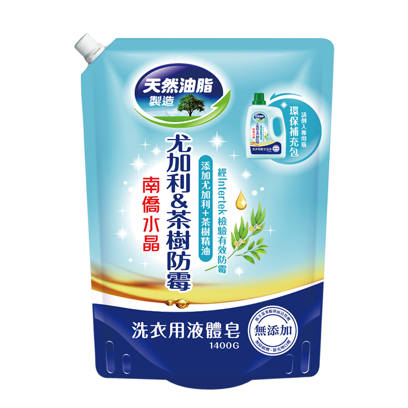 南僑水晶肥皂液體皂-尤加利茶樹防霉NEW, , large