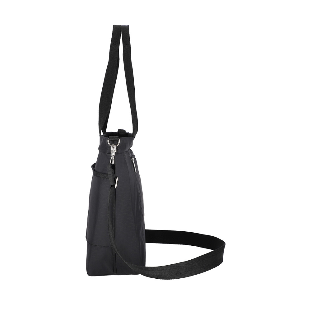 Lesportsac 大容量拉鍊托特包 行李包 旅行袋 購物袋 拉桿掛包 送禮 禮物 女包 男包 情人節禮物(永恆黑), , large