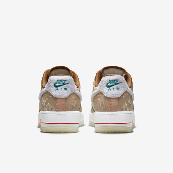Kixpress-Nike Wmns Air Force 1 07 LX 女 休閒鞋 經典 毛絨 刺繡 奶茶 白 [FD4341-101], , large