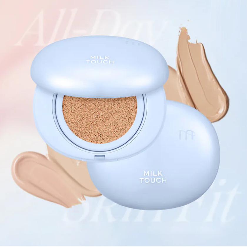 【Universo Mart】韓國Milk Touch 超持妝輕穩特霧氣墊多色 (氣墊正裝+補充替換裝), , large