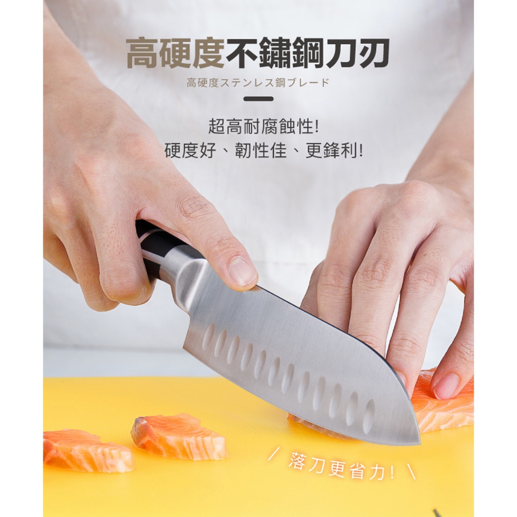 【一鳥】輕量黑崎廚刀三件組(切片刀/三德刀/水果刀), , large
