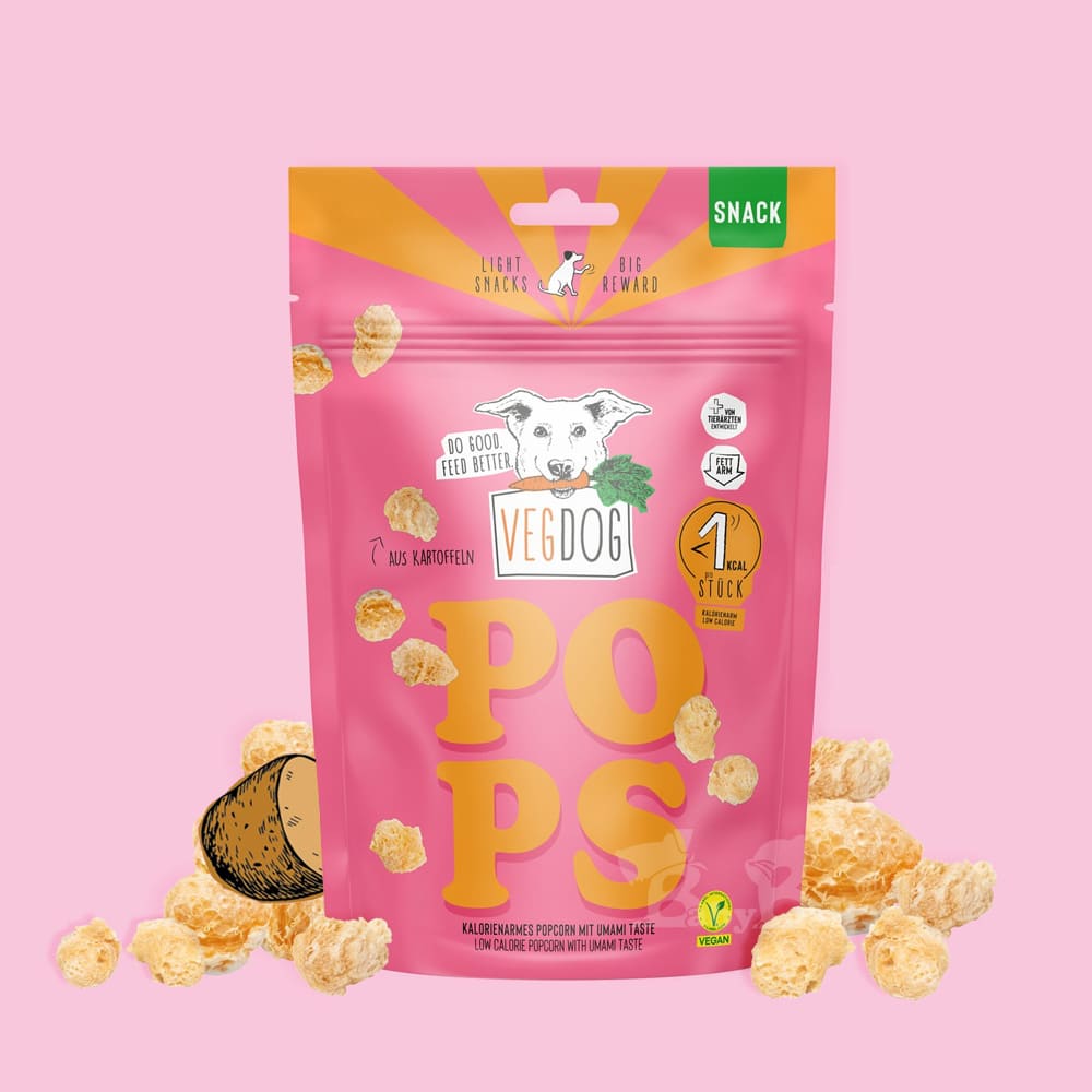 【倆寶貝精品館】VEGDOG德國蔬狗 狗狗低卡爆米花 20g, , large