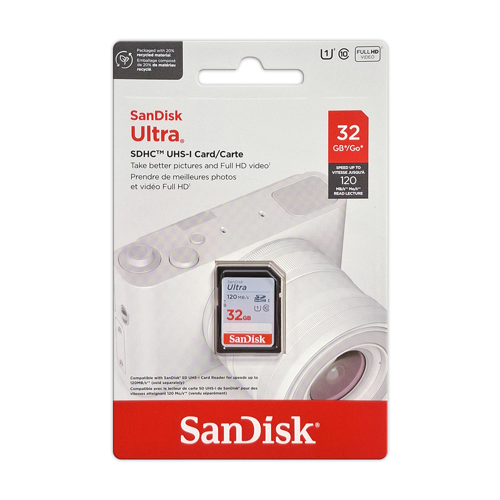【SanDisk】Ultra 32G UHS-I C10 U1 SD SDHC 記憶卡, , large