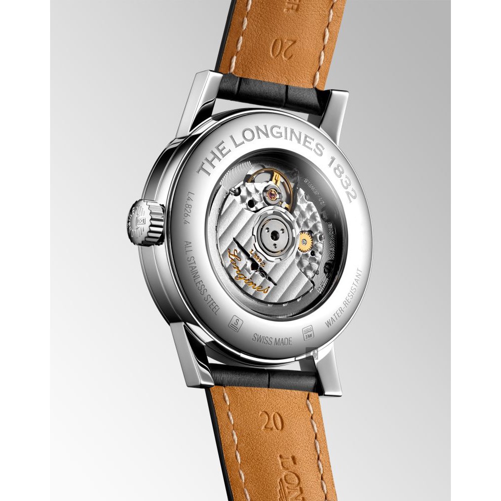 Longines 浪琴 Heritage 1832月相機械錶-40mm L48264520, , large