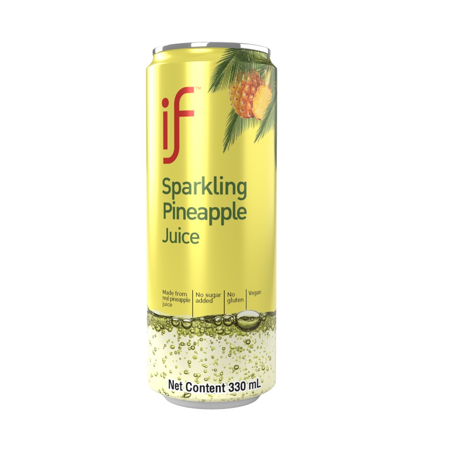 Sparkling Pineapple Juice, , large