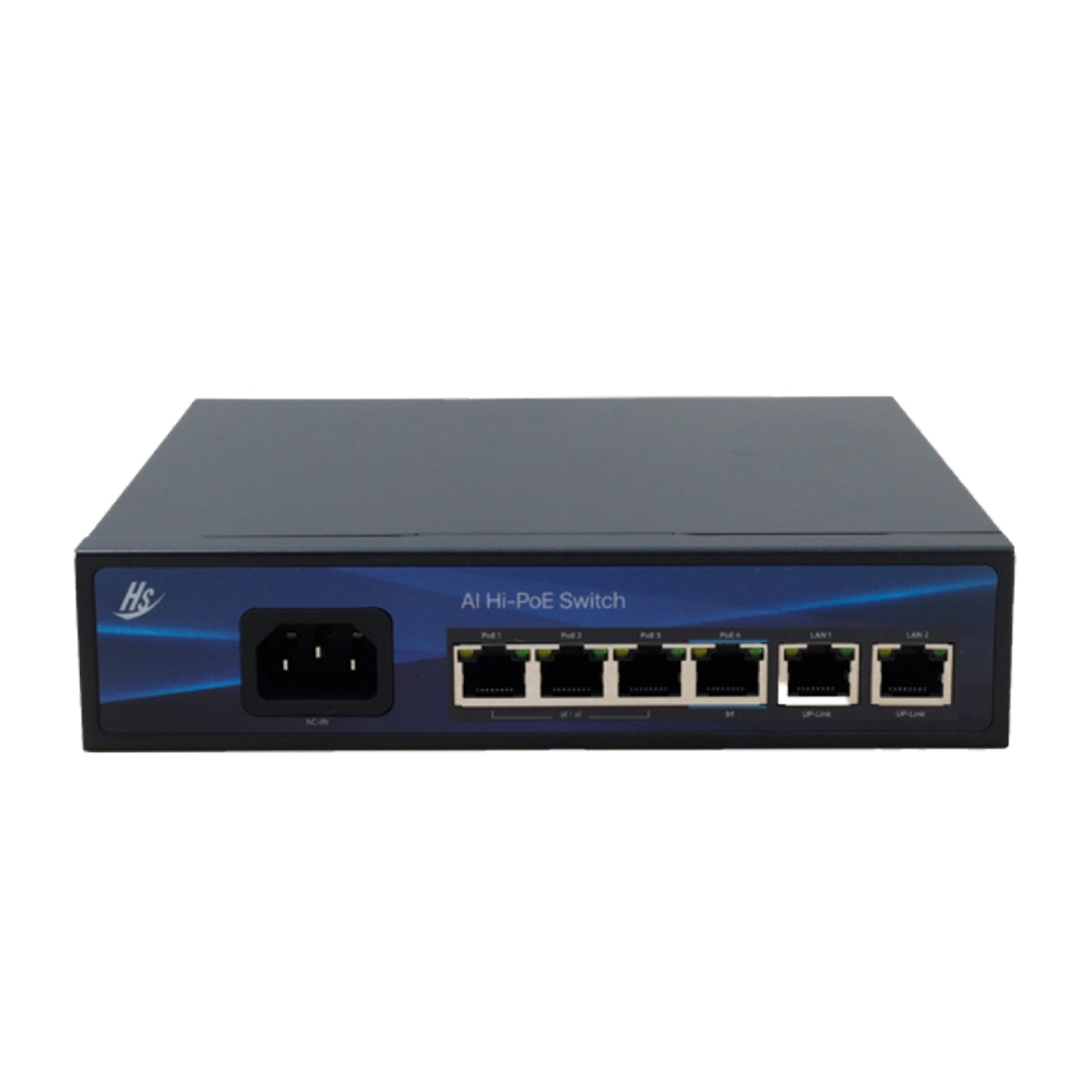 昌運監視器 昇銳 HS-PSW402-C (HS-PSW402-B) 標準型PoE交換器, , large
