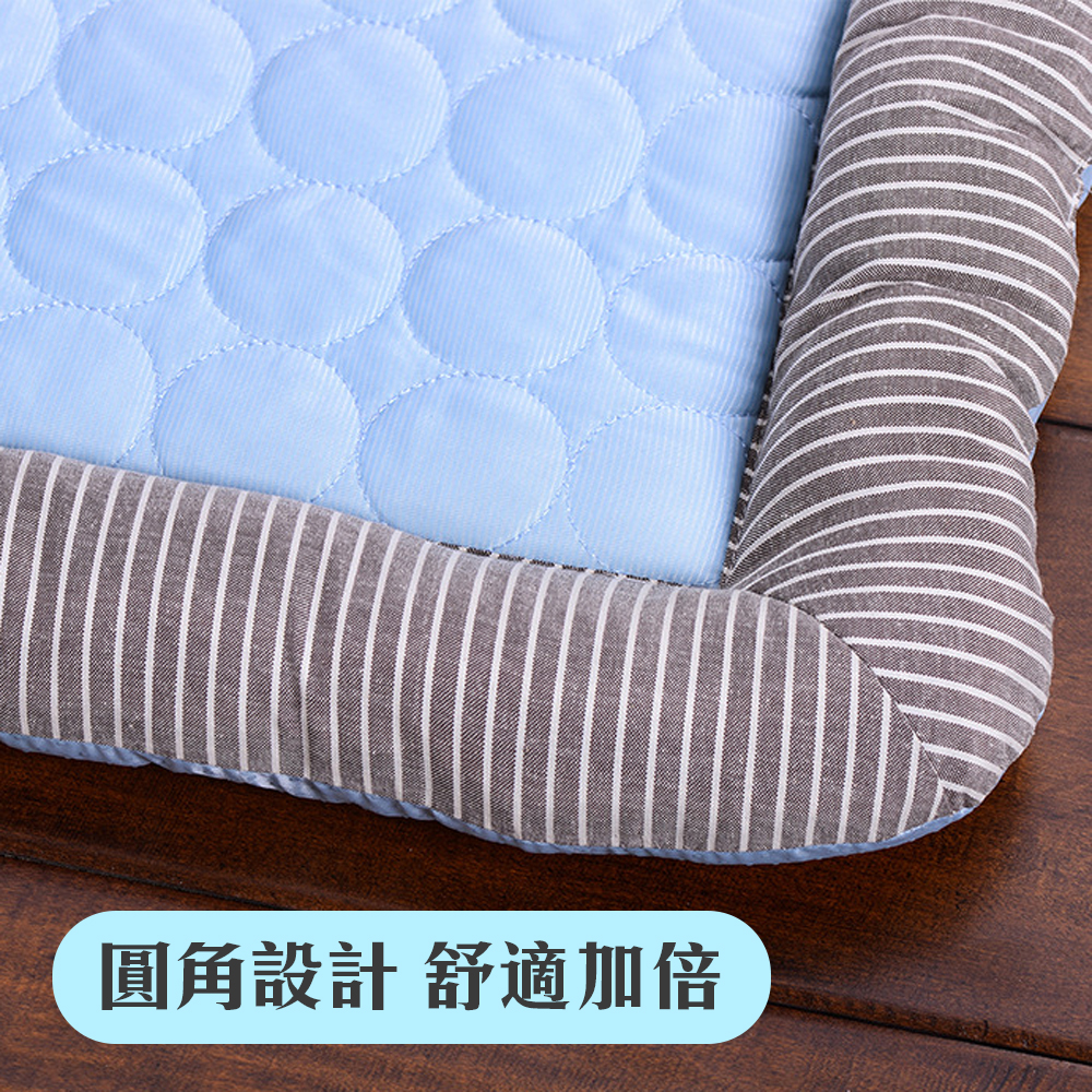 [Pet Cooling Mat] Keeps Cats and Dogs Cool and Comfortable, Ice Silk, Breathable, Anti-Stuffy, , large