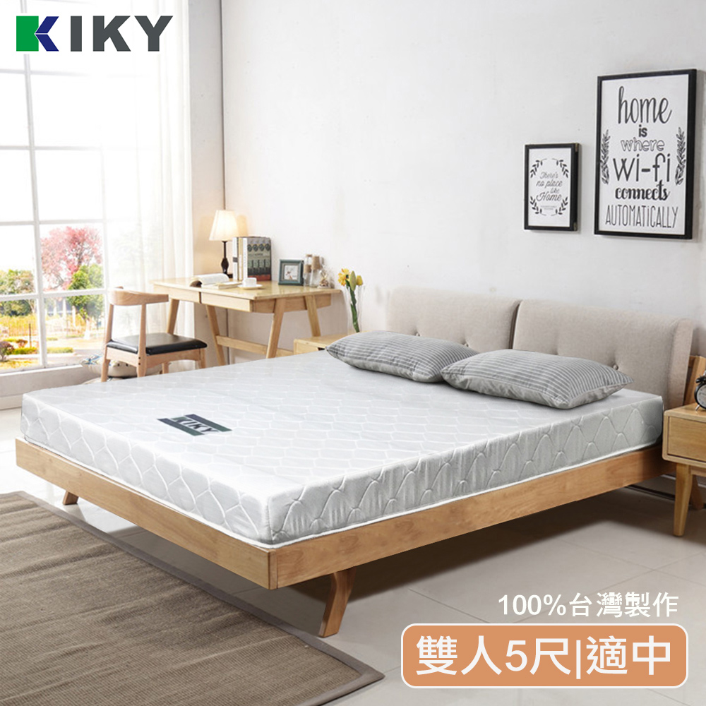 【KIKY】二代韓式克萊兒高碳鋼舒眠型彈簧床墊, , large