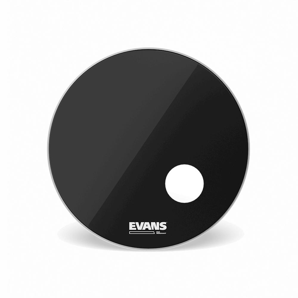 EVANS BD22RB EQ3 22'' 黑色面鼓皮/挖洞款【敦煌樂器】, , large