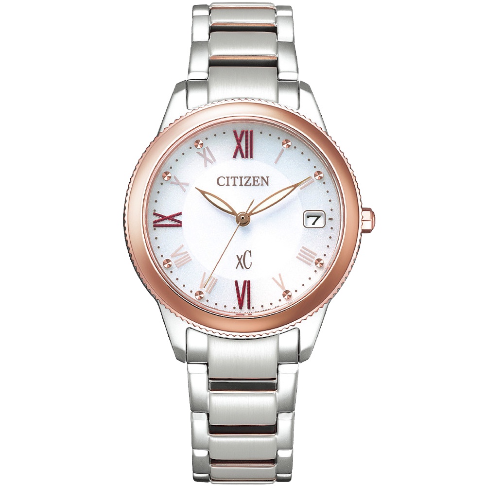 CITIZEN 星辰 XC 亞洲限定 情人節推薦款 光動能女錶 EO1234-51A, , large