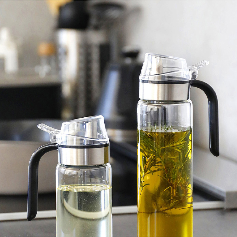 HEAT RESISTANT GLASS OIL BOTTLE , , large