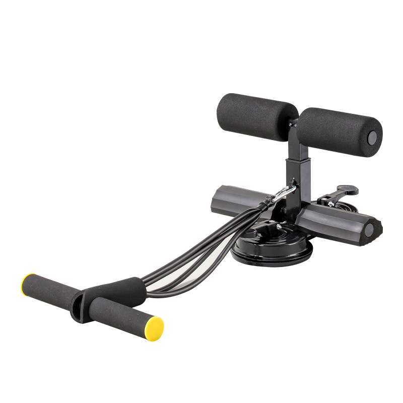 Double suction cup sit-up assist device /black, , large