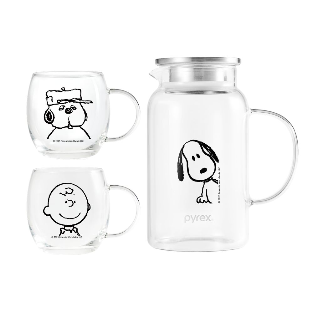 Snoopy Glassware Set, , large