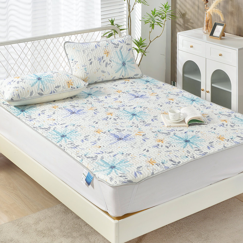 【FOCA】石墨烯抗菌透氣天然乳膠涼墊/涼蓆/多功能墊(贈送同款式枕套), , large