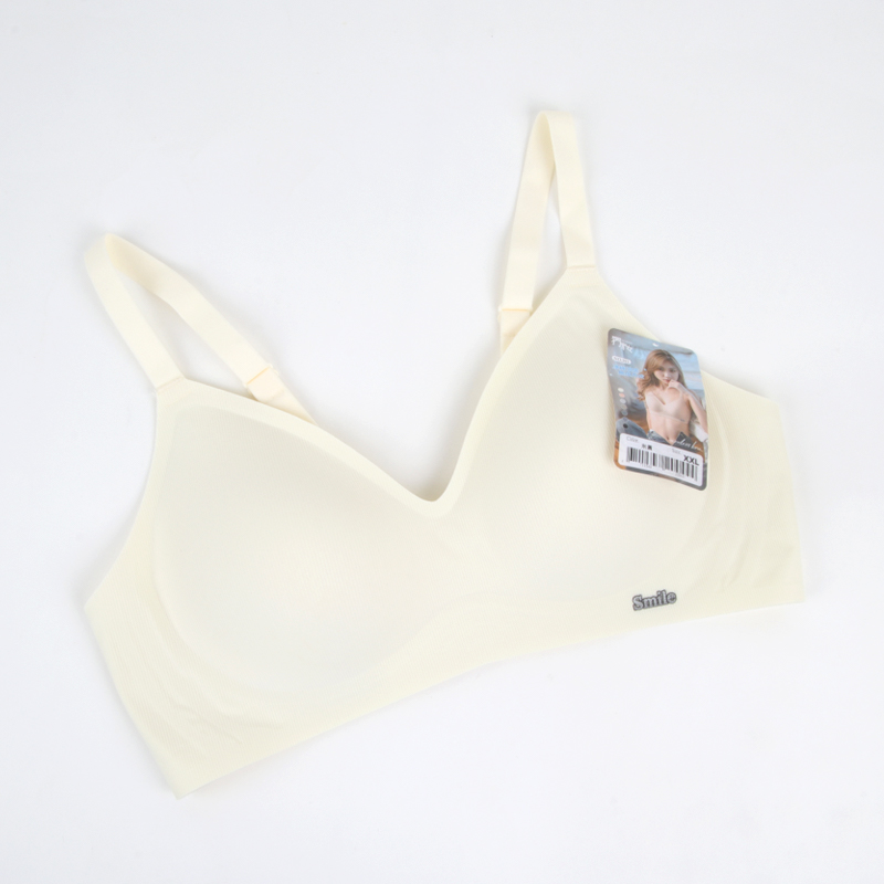 [WINIBRA] Mannyton Wireless Bra ABC Cup, Light Gray, Size S (32), , large