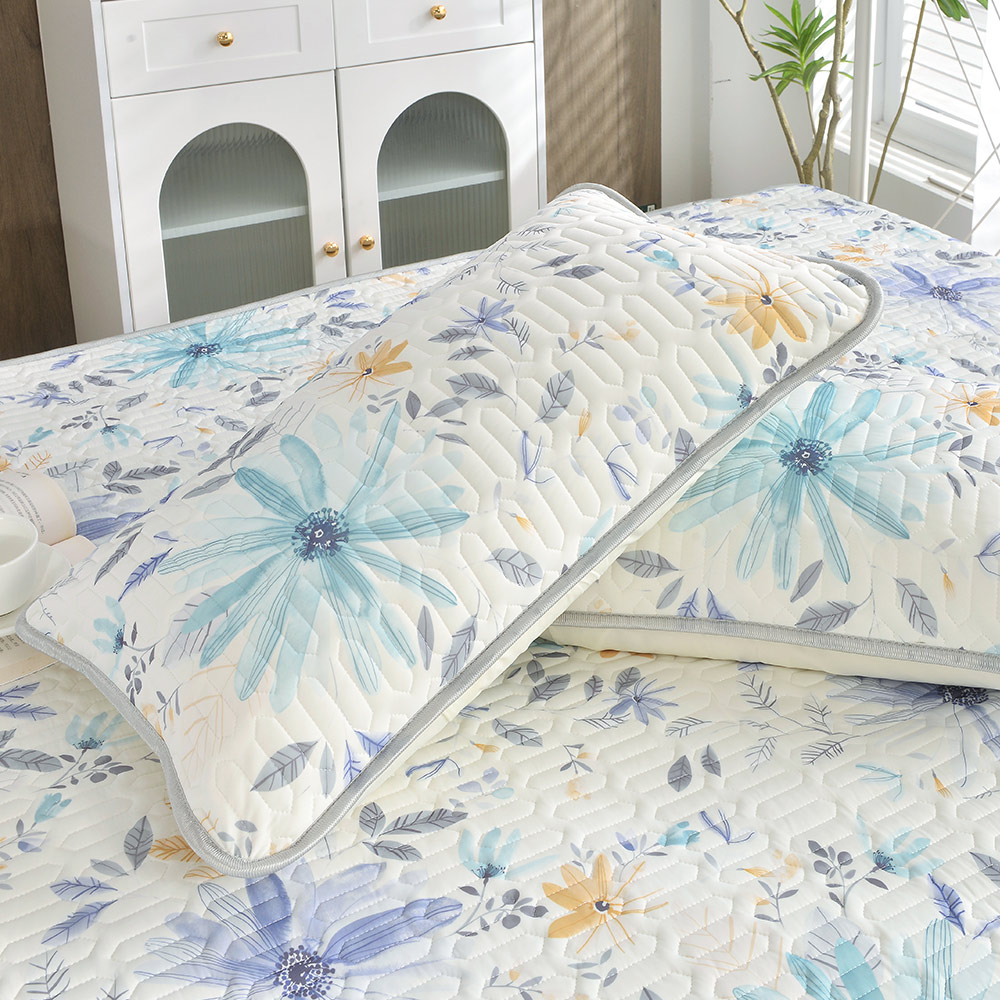 【FOCA】Moxia | Graphene antibacterial breathable natural latex cooling pad/cooling mat/multi-function pad (gift: same style pillowcase) - single, 沫夏, large