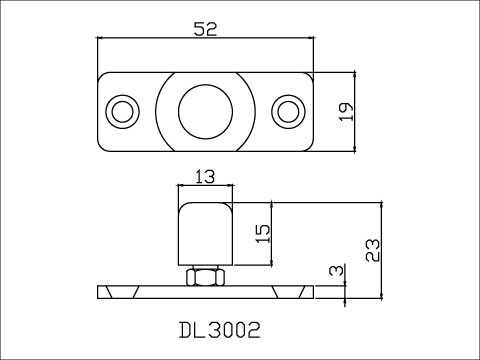 【協進五金】T型培林下止(#3)黃色, , large