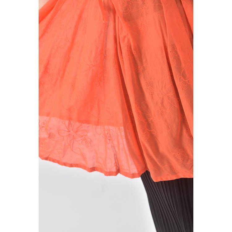 (S) tan i uciana質感無袖橘色上衣二手衣, , large