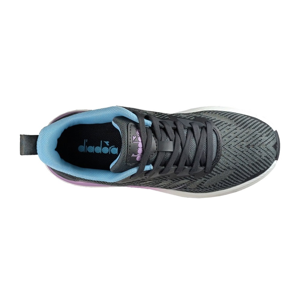 DIADORA迪亞多那 流星2代輕量跑鞋 女運動鞋 女鞋 慢跑鞋 透氣 緩衝 厚底 吸震 回彈 足弓支撐 止滑 黑 粉, , large