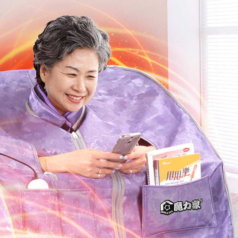 【MOLIJIA 魔力家】阿房宮遠紅外線養生桑拿屋-帝王紫, , large