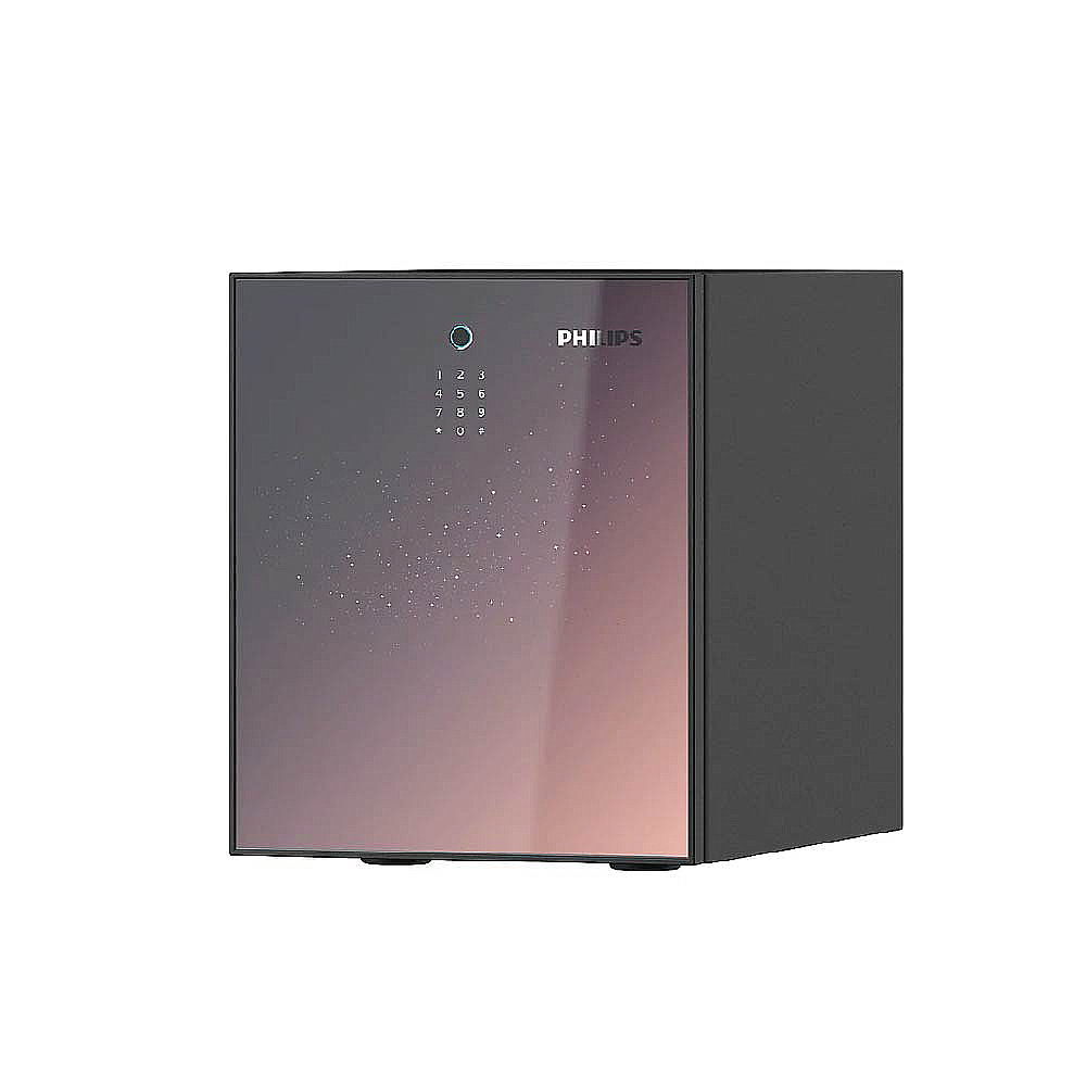 PHILIPS 飛利浦  智能 防火耐火 安全儲存 防火櫃 (指紋/密碼 /機械鑰匙) /台 SBX501-4C-銀河紫, , large