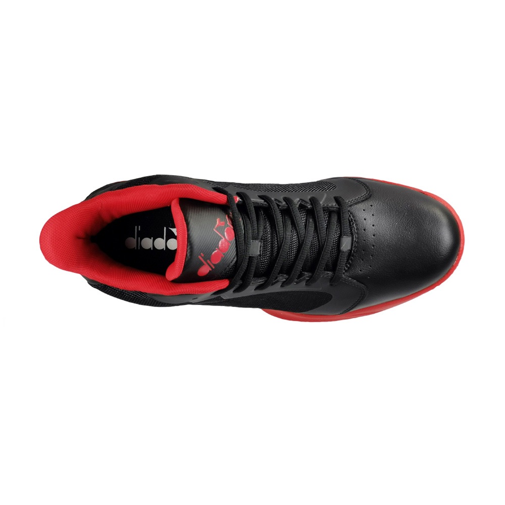 DIADORA迪亞多那 寬楦專業籃球鞋 男運動鞋 男鞋 寬楦 寬腳板 TPU 康特杯 緩震 回彈 耐磨 止滑 白 黑紅, , large