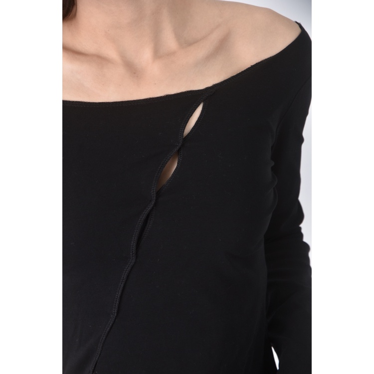 (S) 【安于晴Charlene私服】質感棉質白色長袖上衣二手衣, , large