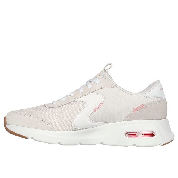 Kixpress-Skechers Skech-air Court 女 休閒鞋 運動鞋 復古 氣墊 舒適 米 粉 [150076NTHP], , large