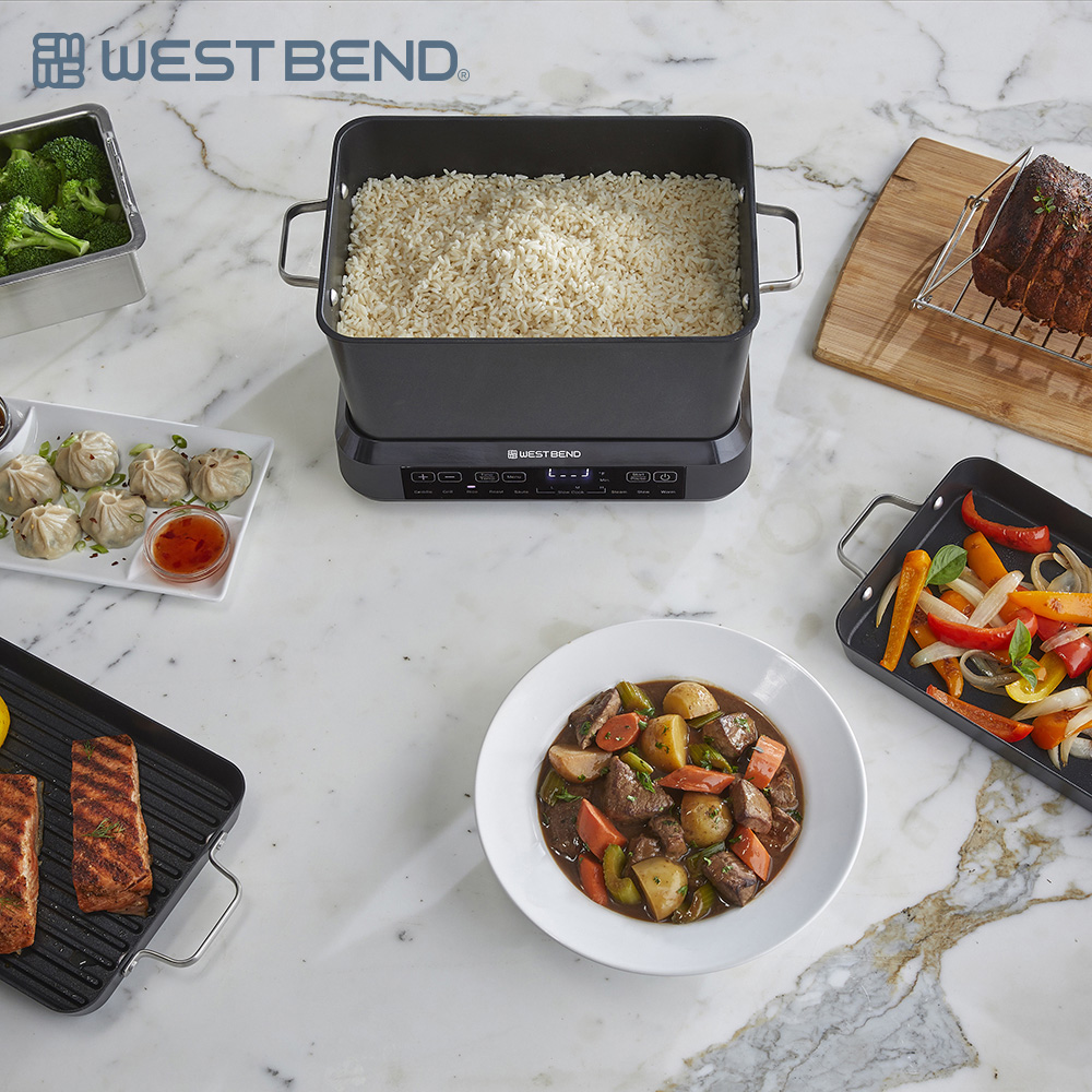 West Bend Versatility Cooker Plus VCWB6QBK13TW, , large