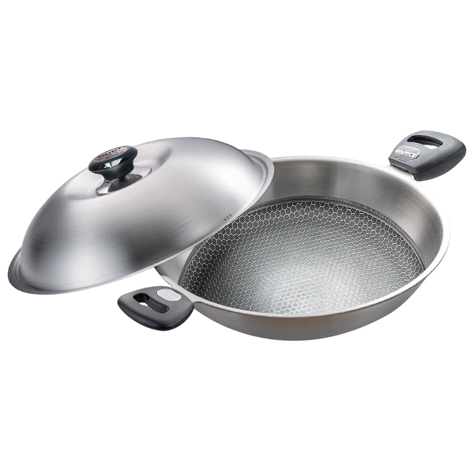 PERFECT 理想牌 金緻316不銹鋼專利不沾炒鍋附蓋炒鍋 40cm雙耳-Leidea樂德兒, , large